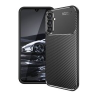 Capa Silicone Gel Carbon Samsung Galaxy A13 5g/A04s Preto Vennus Auto Focus Com Protetor De Câmera