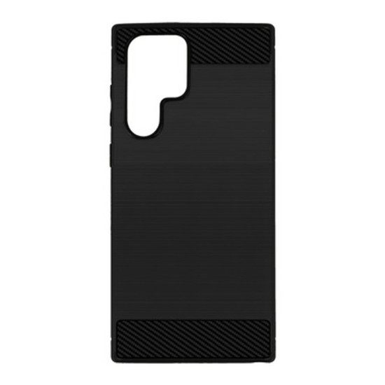 Funda De Gel De Silicona Carbon Samsung Galaxy S23 Ultra Negra