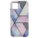 Silicone Gel Case With Design Samsung Galaxy A41 Purple Cosmo Marble