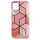 Samsung Galaxy A41 Pink With Cosmo Marble Design Silicone Gel Case