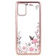 Samsung Galaxy A71 Pink Silicone Gel Case With Flower Design