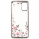 Funda De Gel De Silicona Con Diseño De Flores Samsung Galaxy A71 Rosa