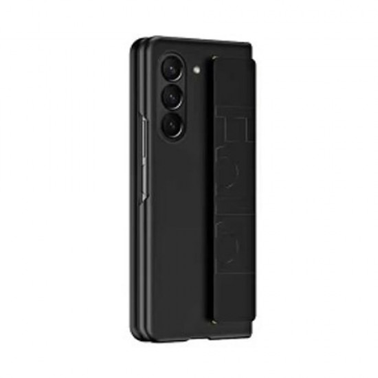 Capa Silicone Tpu Samsung Galaxy Z Fold6 Preto Com Suporte De Mão