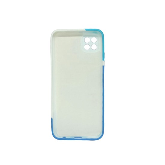 Funda De TPU De Silicona Samsung Galaxy A22 5G Azul Con Estampado Abstracto