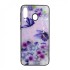 Funda De Silicona Tpu Con Patrón De Cristal Samsung Galaxy A10S Mariposas Violeta