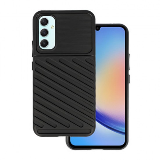 Funda De Gel De Silicona Thunder Samsung Galaxy A34 5G Negra