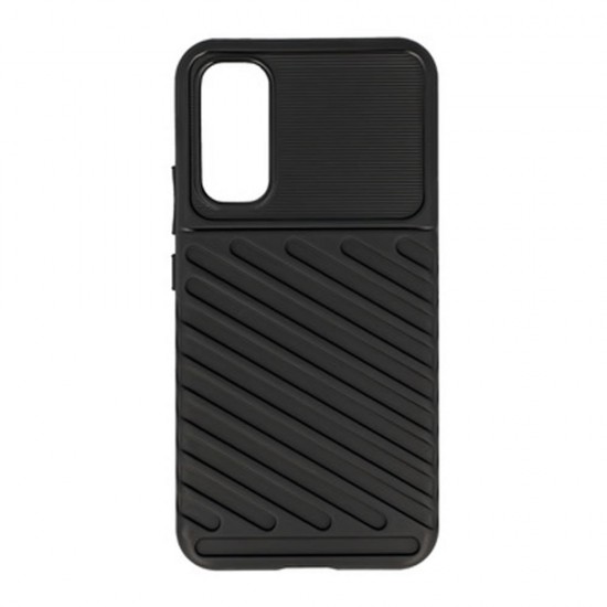 Samsung Galaxy A34 5G Black Thunder Silicone Gel Case