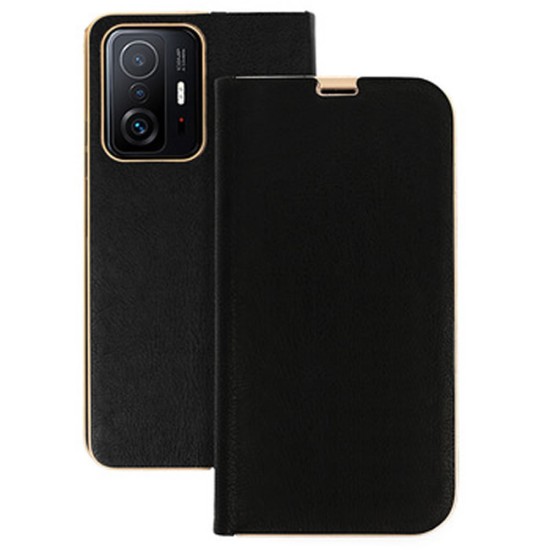 Xiaomi 11t/11t Pro Black Kabura Book Flip Cover Case