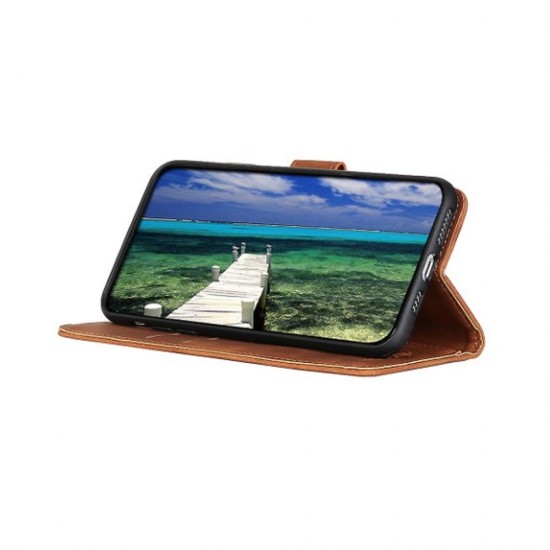 Xiaomi Redmi A3 Brown Flip Cover Case