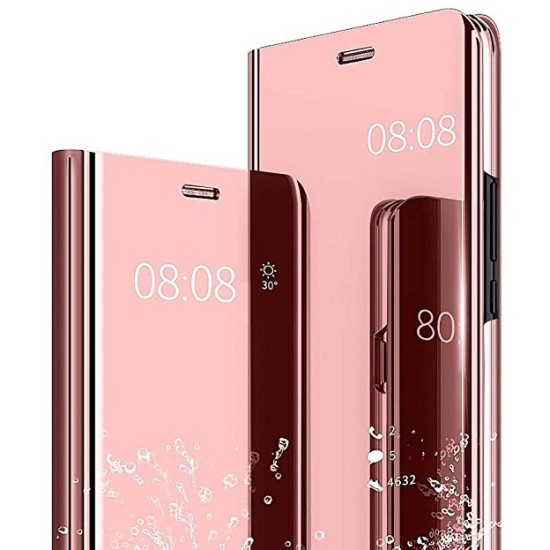 Flip Cover Clear View Standing Cover Xiaomi Redmi 8 Rosa