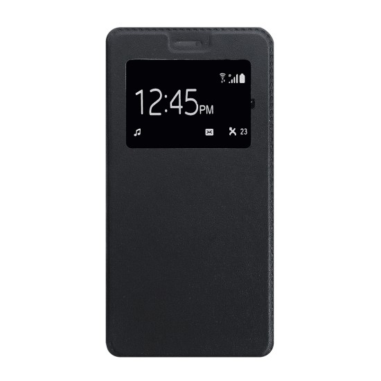 Funda De Silicona Flip Cover Con Candy Window Xiaomi Mi A3, Cc9e Preto