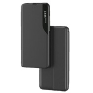 Capa Flip Cover Smart View Xiaomi Redmi 9 Preto Com Protetor De Câmera