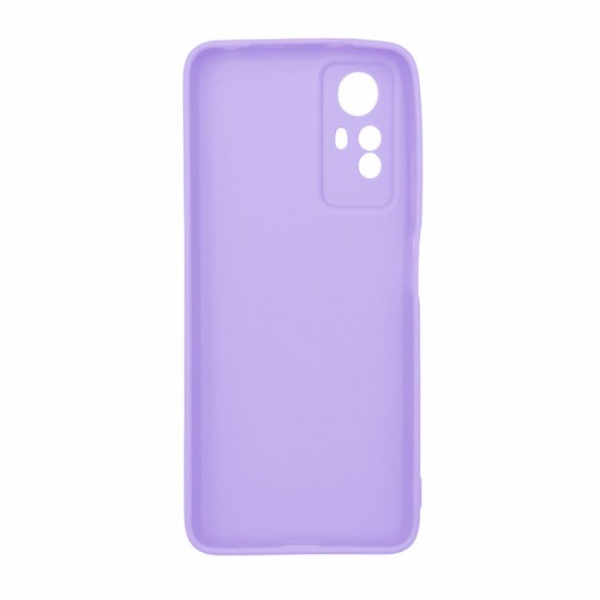 Capa Silicone Xiaomi Redmi Note 12s Lilás Com Protetor De Câmera 3d