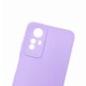 Capa Silicone Xiaomi Redmi Note 12s Lilás Com Protetor De Câmera 3d