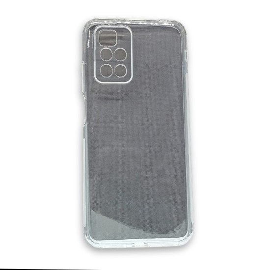 Xiaomi REDMI 10/REDMI 10 PRIME Funda de Silicona Transparente de 6,5" Protector de Cámara