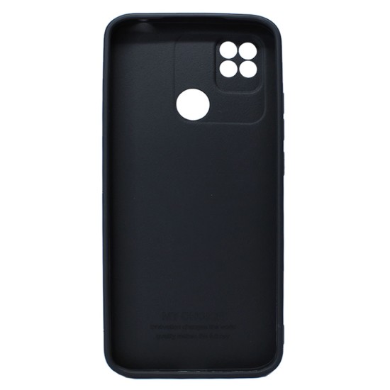 Xiaomi Redmi 10A/9C Black Silicone Case With Camera Protector
