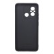 Xiaomi Redmi 12C Black With 3D Camera Protector Silicone Case