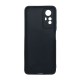 Xiaomi Redmi Note 12s Black Silicone Case With 3D Camera Protector