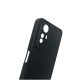 Xiaomi Redmi Note 12s Black Silicone Case With 3D Camera Protector