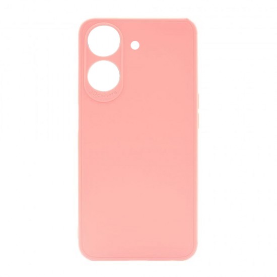 Funda De Silicona Xiaomi Redmi 13C Rosa Con Protector De Cámara 3D