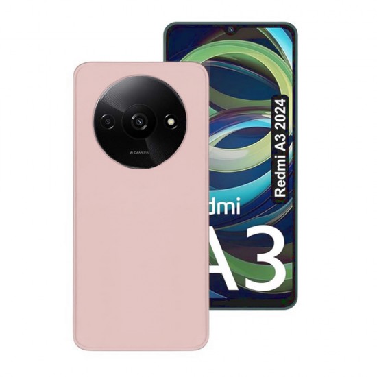 Capa Silicone Xiaomi Redmi A3 Rosa