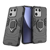 Funda De Silicona Antigolpes Armor Carbon Xiaomi 13 Pro Negra  Ring Armor