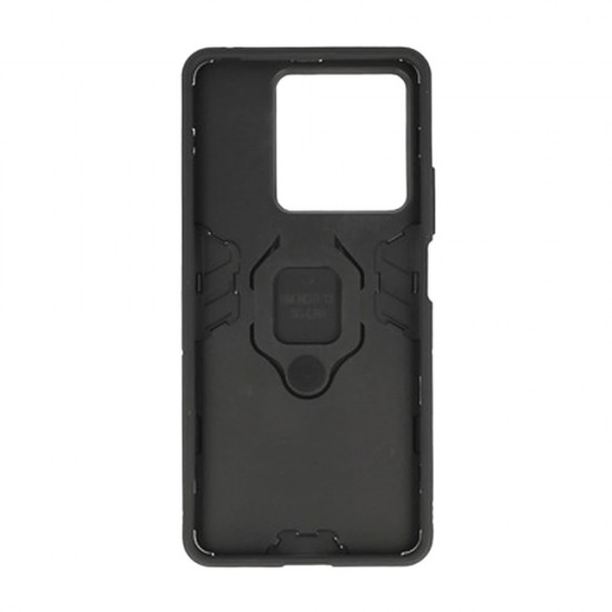 Capa Silicone Anti-Choque Armor Carbon Xiaomi Redmi Note 13 5g Preto Ring Armor