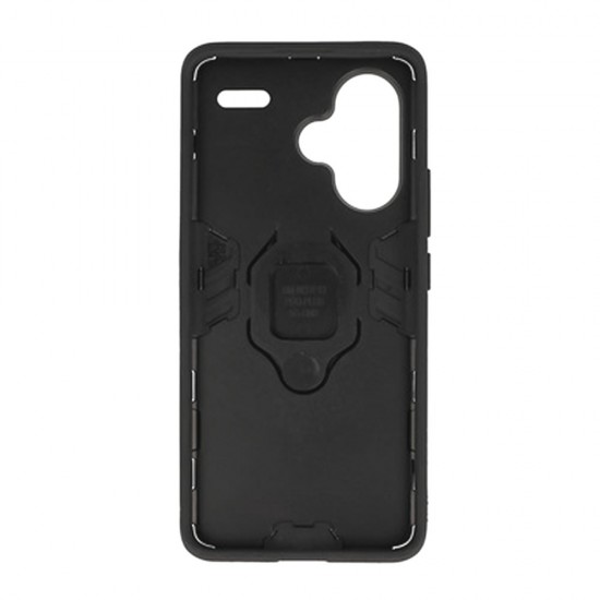 Funda De Silicona Antigolpes Armor Carbon Xiaomi Redmi Note 13 Pro Plus 5G Negro Ring Armor