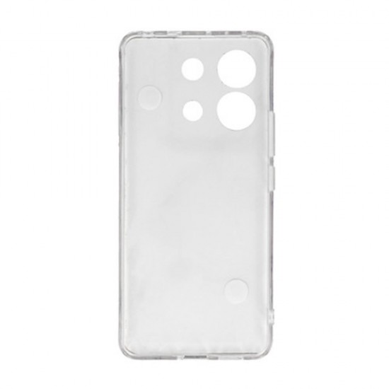 Xiaomi Redmi Note 13 Pro 5G White Silicone TPU Case With Camera Protector And Chain Design 6