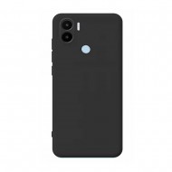 Funda De Gel De Silicona Xiaomi Redmi A1 Plus Negra Con Protector De Cámara