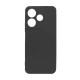 Xiaomi Redmi 13 Black Silicone Gel Case With Camera Protector