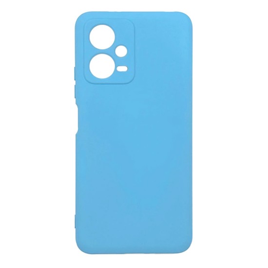 Xiaomi Redmi Note 12 5G/Poco X5 Pro Blue Silicone Gel Case With Camera Protector