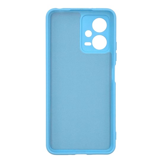 Funda De Gel De Silicona Xiaomi Redmi Note 12 5G/Poco X5 Pro Azul Con Protector De Cámara