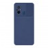 Xiaomi Redmi 12C Navy Blue With Camera Protector And Sliding Window Silicone Gel Case