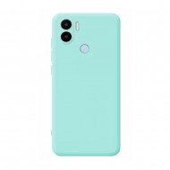 Funda De Gel De Silicona Xiaomi Redmi A1 Plus Verde Turquesa Con Protector De Cámara