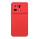 Capa Silicone Gel Xiaomi 13 Pro Vermelho Com Protetor De Câmera E Janela Deslizante