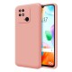Xiaomi Redmi 10c Light Pink With Camera Protector Robust Silicone Gel Case
