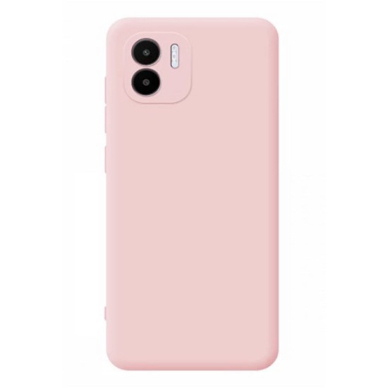 Xiaomi Redmi A1 Light Pink With Camera Protector Silicone Case