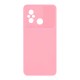 Xiaomi Redmi 12C Light Pink With Camera Protector And Sliding Window Silicone Gel Case