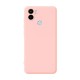 Funda De Gel De Silicona Xiaomi Redmi A1 Plus Rosa Con Protector De Cámara