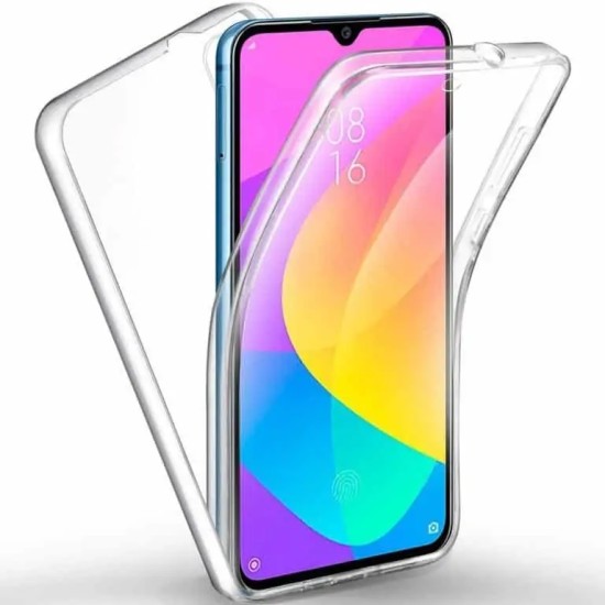 Capa Silicone Dura 360º Xiaomi Mi A3/Cc9e Transparente