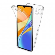 Capa Silicone Dura 360º Xiaomi Redmi 9c/10a Transparente Com Protetor De Câmera