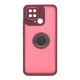 Xiaomi Redmi 10C Purple Magnetic Ring TPU Silicone Case With Camera Protector