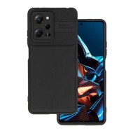 Funda Gel Silicona Thunder Xiaomi Redmi Note 12 Pro Negra Con Protector Camara