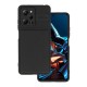 Funda Gel Silicona Thunder Xiaomi Redmi Note 12 Pro Negra Con Protector Camara