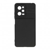 Funda Gel Silicona Thunder Xiaomi Redmi Note 12 Pro Negra Con Protector Camara