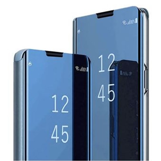 Capa Flip Cover Clear View Oppo Reno5 4g/5g/X3 Lite Azul