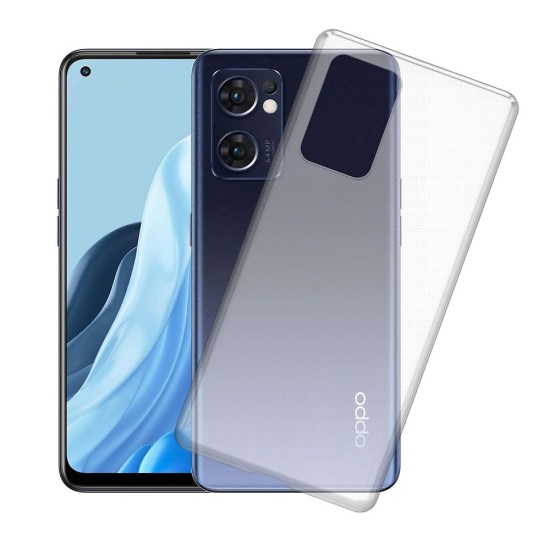 Funda De Silicona Oppo Reno7 5G/X5 Lite Transparente