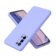 Funda De Silicona Oppo A54 5G/A74 5G Lila Con Protector De Cámara Robusta