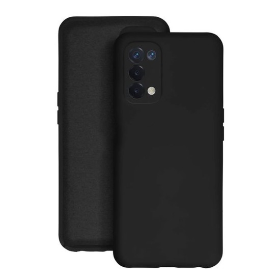 Funda De Gel De Silicona Oppo A74 5G/A54 5G Negra